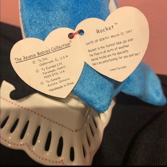 Ty‎ Beanie Babies Rocket the Blue Jay 1997 - Picture 3 of 4